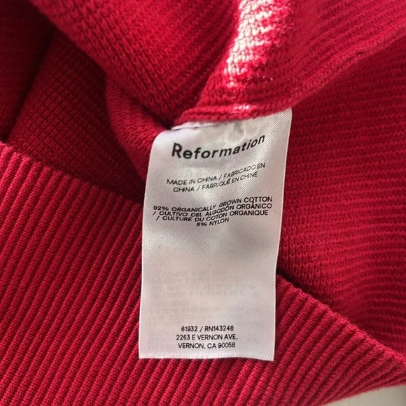 Reformation Julia Ribbed Knit Sweater Tank - Picture 7 of 9